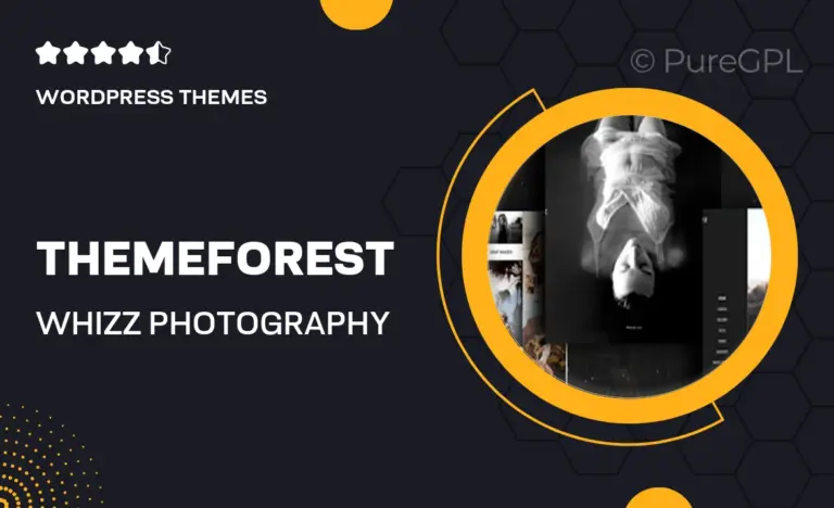 themeforest whizz photography