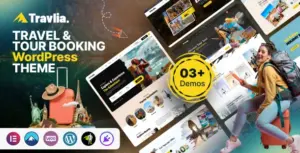 Travlia – Travel & Tour Booking WordPress Theme