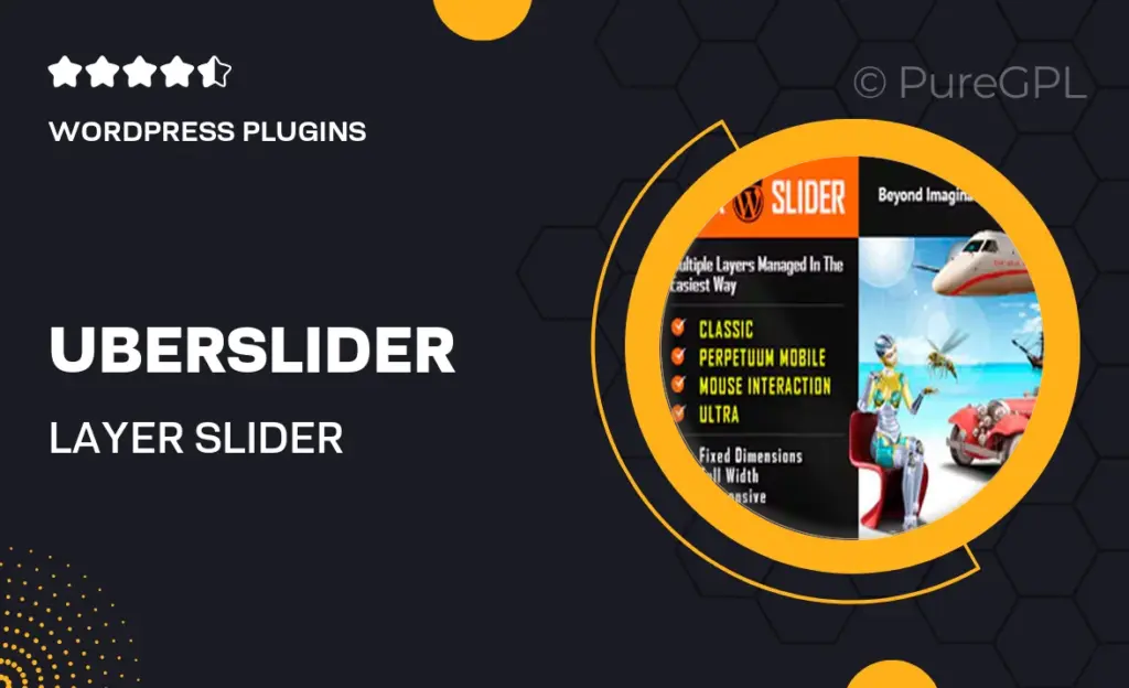 UberSlider Layer Slider WordPress Plugin