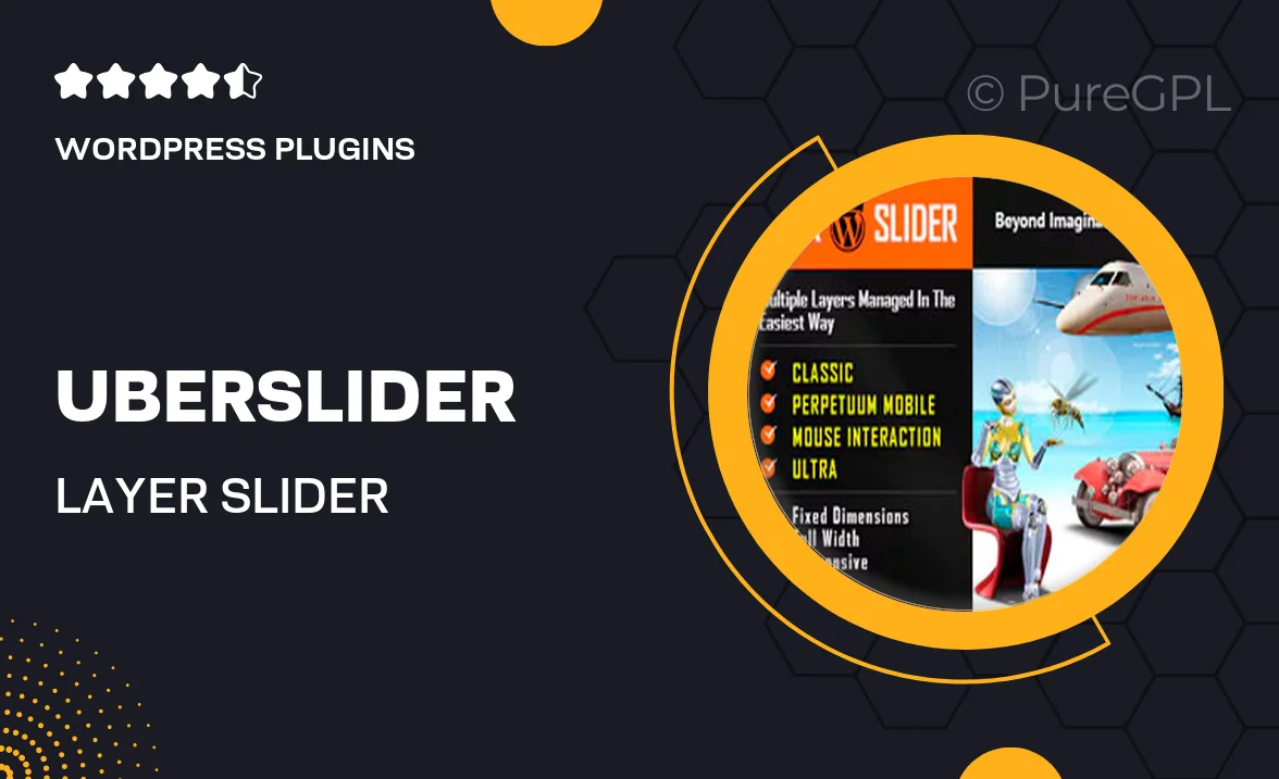 UberSlider Layer Slider WordPress Plugin