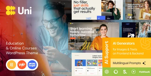 uni college school online courses wordpress theme 1