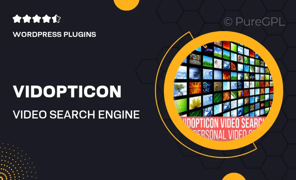 Vidopticon – Video Search Engine Plugin for WordPress