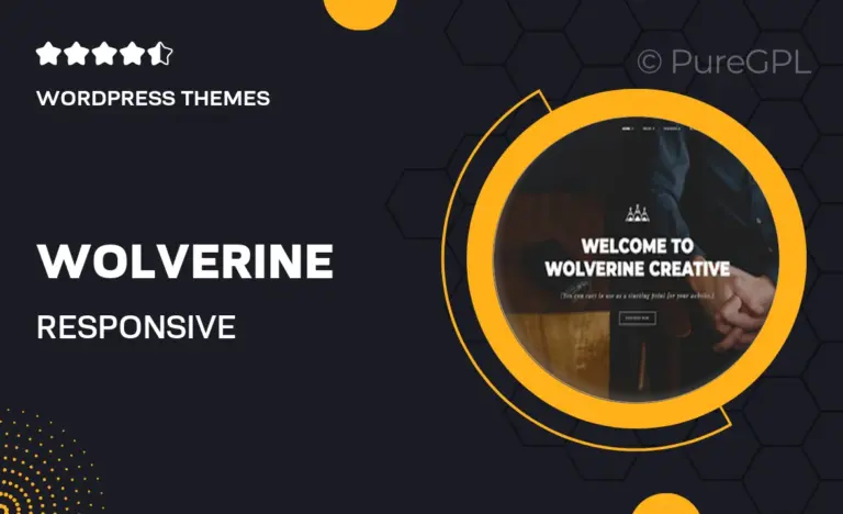 wolverine responsive multi purpose theme