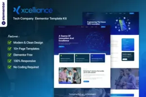 Xcelliance – Tech Company Elementor Template Kit