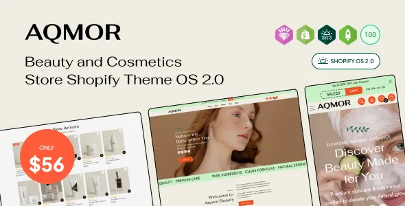 aqmor beauty and cosmetics store shopify theme os 20