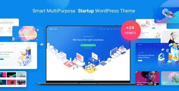 atomlab startup landing page wordpress theme 1