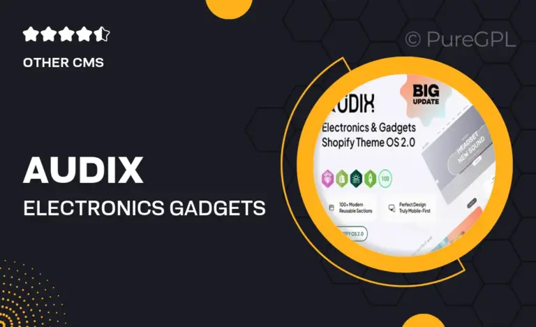 audix electronics gadgets shopify theme os 2 0