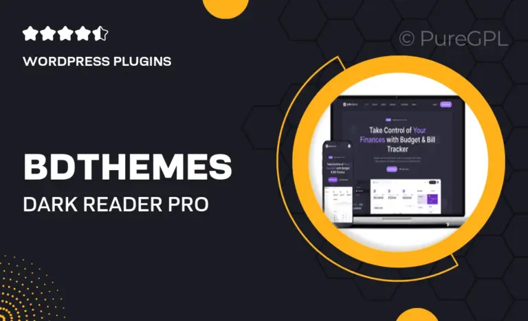 bdthemes dark reader pro
