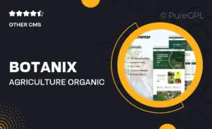 Botanix – Agriculture & Organic Farming Elementor Pro Template Kit