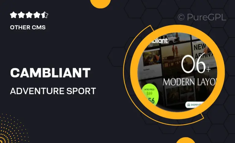 cambliant adventure sport camping shopify theme os 2 0