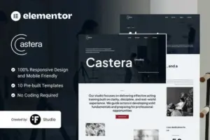 Castera – Artist Casting & Talent Management Elementor Kit