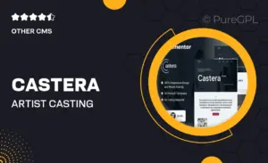 Castera – Artist Casting & Talent Management Elementor Kit