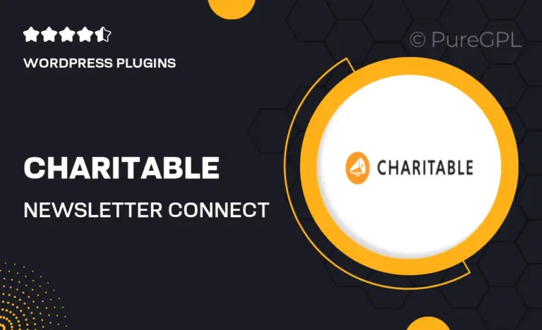 charitable newsletter connect
