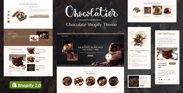 chocolatier chocolate shop shopify theme 1