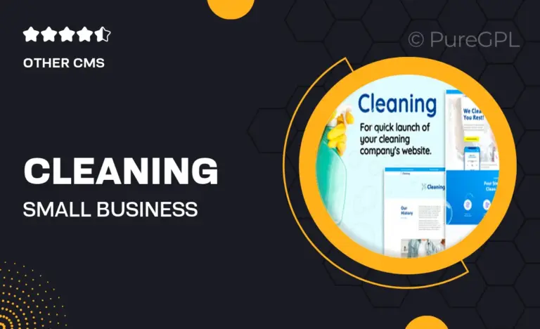 cleaning small business template kit