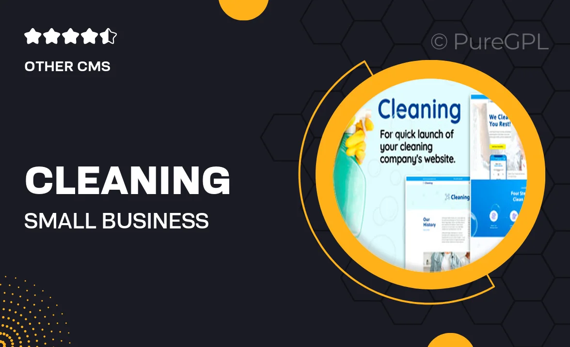 Cleaning – Small Business Template Kit