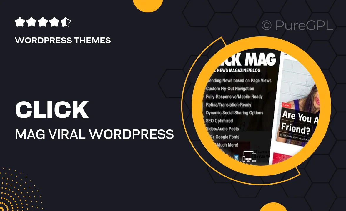 Click Mag – Viral WordPress News Magazine/Blog Theme