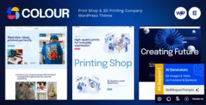 Colour – Print Shop & 3D Printing Company WordPress Theme