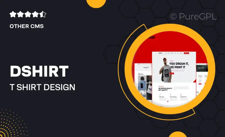 d shirt t shirt design printing elementor pro full site template kit