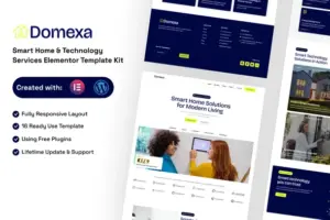 Domexa – Smart Home & Technology Services Elementor Template Kit