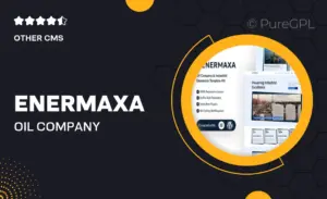 Enermaxa – Oil Company & Industrial Elementor Template Kit