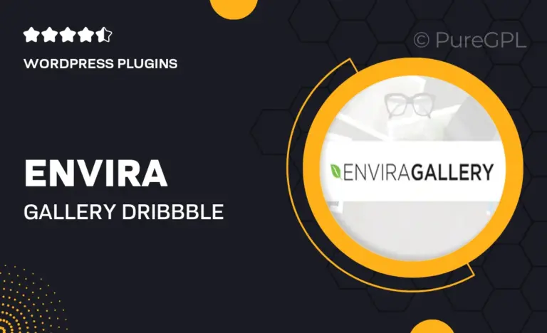 envira gallery dribbble addon