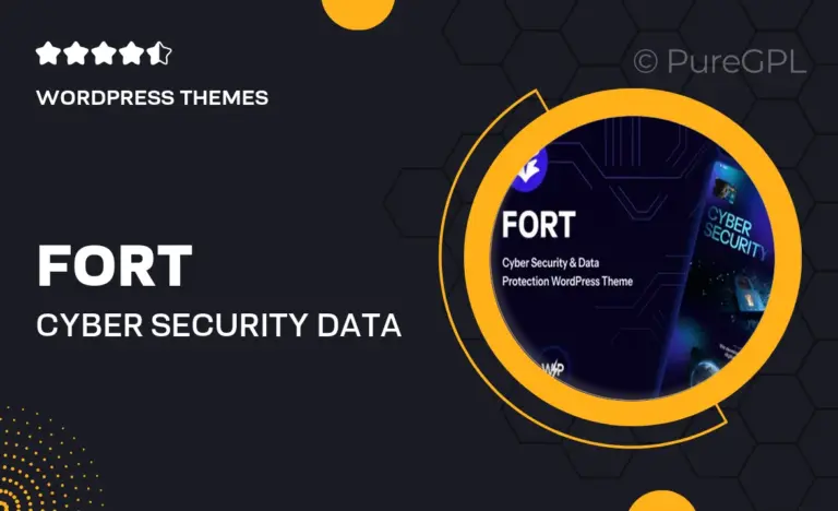 fort cyber security data protection wordpress theme