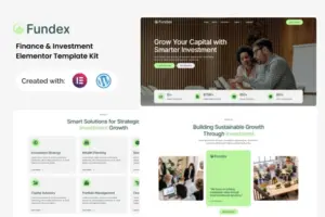 Fundex – Finance & Investment Elementor Template Kit