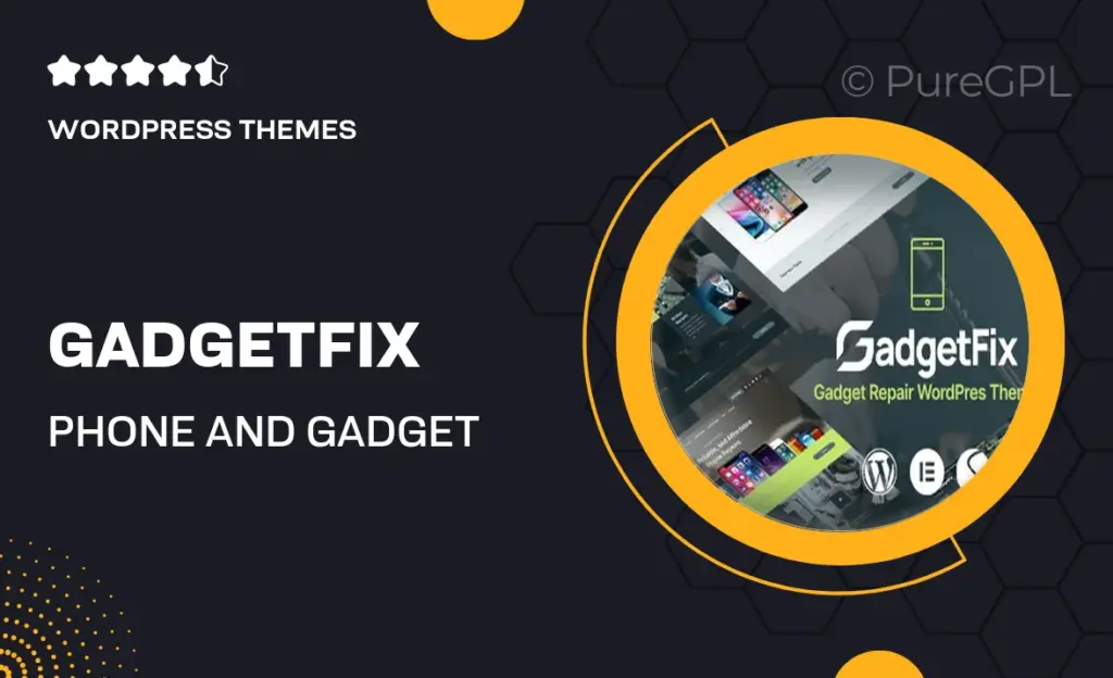 Gadgetfix – Phone and Gadget Repair Service WordPress Theme