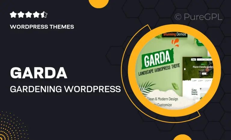 garda gardening wordpress theme