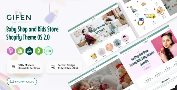 gifen baby shop and kids store shopify theme os 20