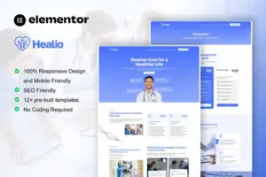 Healio – Medical Service Elementor Template Kit