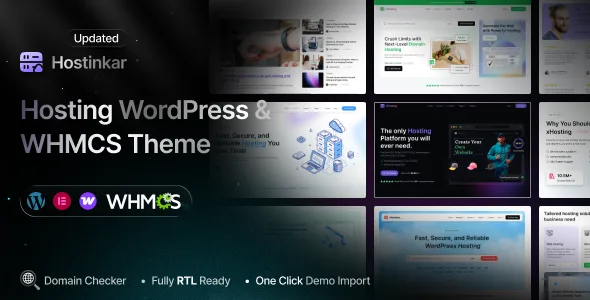 Hostinkar – Hosting WordPress & WHMCS Theme