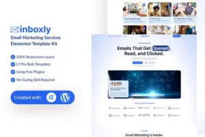 Inboxly – Email Marketing Services Elementor Template Kit