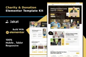Jakat – Charity & Donation Elementor Template Kit