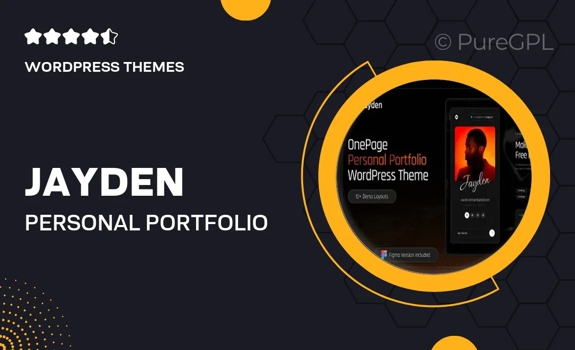 Jayden | Personal Portfolio WordPress