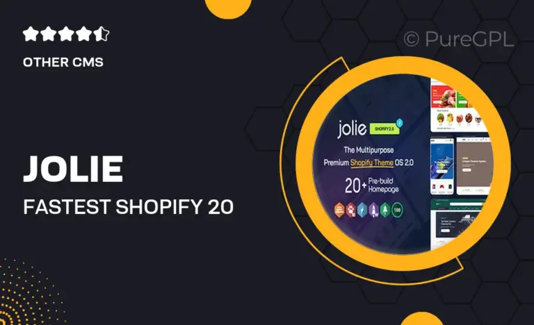 jolie fastest shopify 2 0 theme