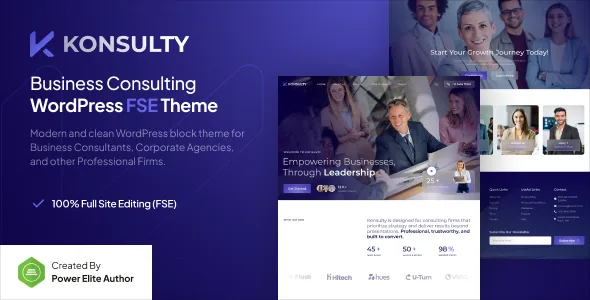 Konsulty – Business Consulting Gutenverse FSE WordPress Block Theme