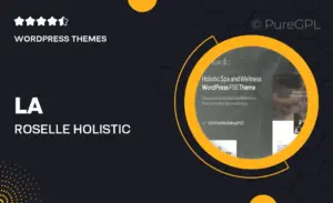 La Roselle – Holistic Spa & Wellness Gutenverse FSE WordPress Block Theme