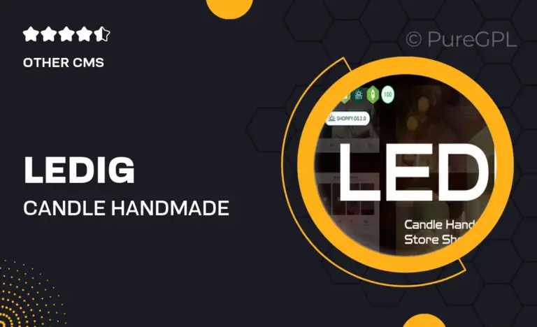 ledig candle handmade shopify theme os 2 0