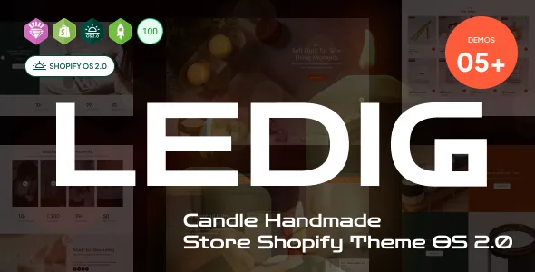 ledig candle handmade shopify theme os 20