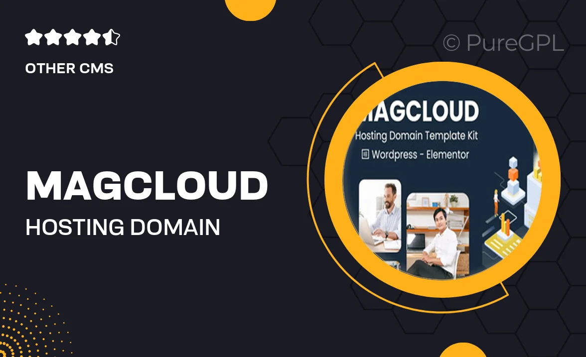 Magcloud – Hosting Domain Elementor Template Kit