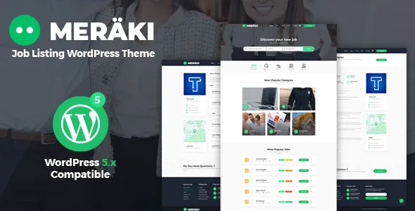 meraki job board wordpress theme 1