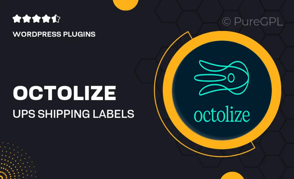 Octolize | UPS Shipping Labels and Tracking for WooCommerce