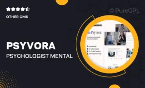 Psyvora – Psychologist & Mental Health Elementor Template Kit