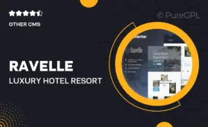 Ravelle – Luxury Hotel & Resort Elementor Template Kit