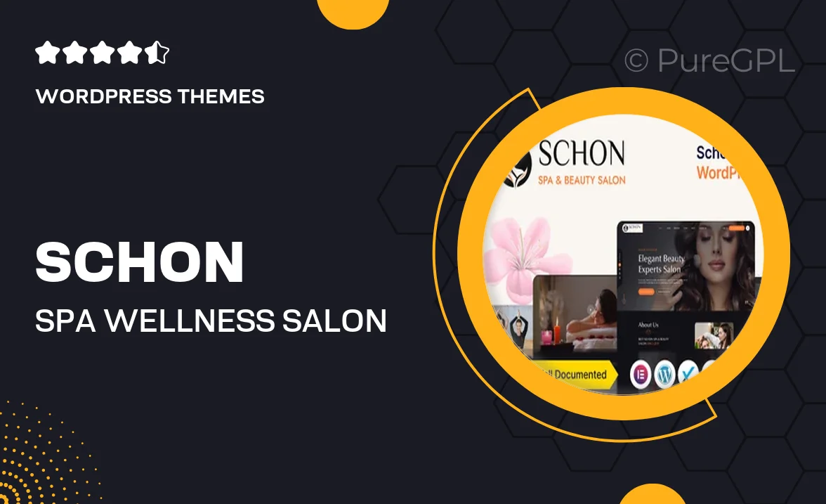 Schon – Spa & Wellness Salon WordPress Theme