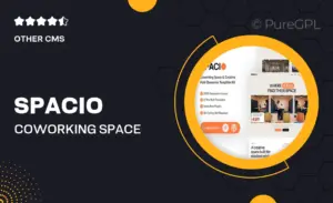 Spacio – Coworking Space & Creative Hub Elementor Template Kit