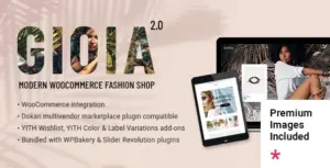 Themeforest | Gioia – Modern Fashion Shop