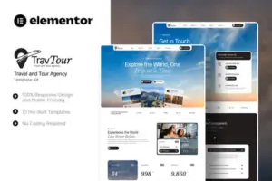 Travtour – Travel and Tour Agency Elementor Template Kit